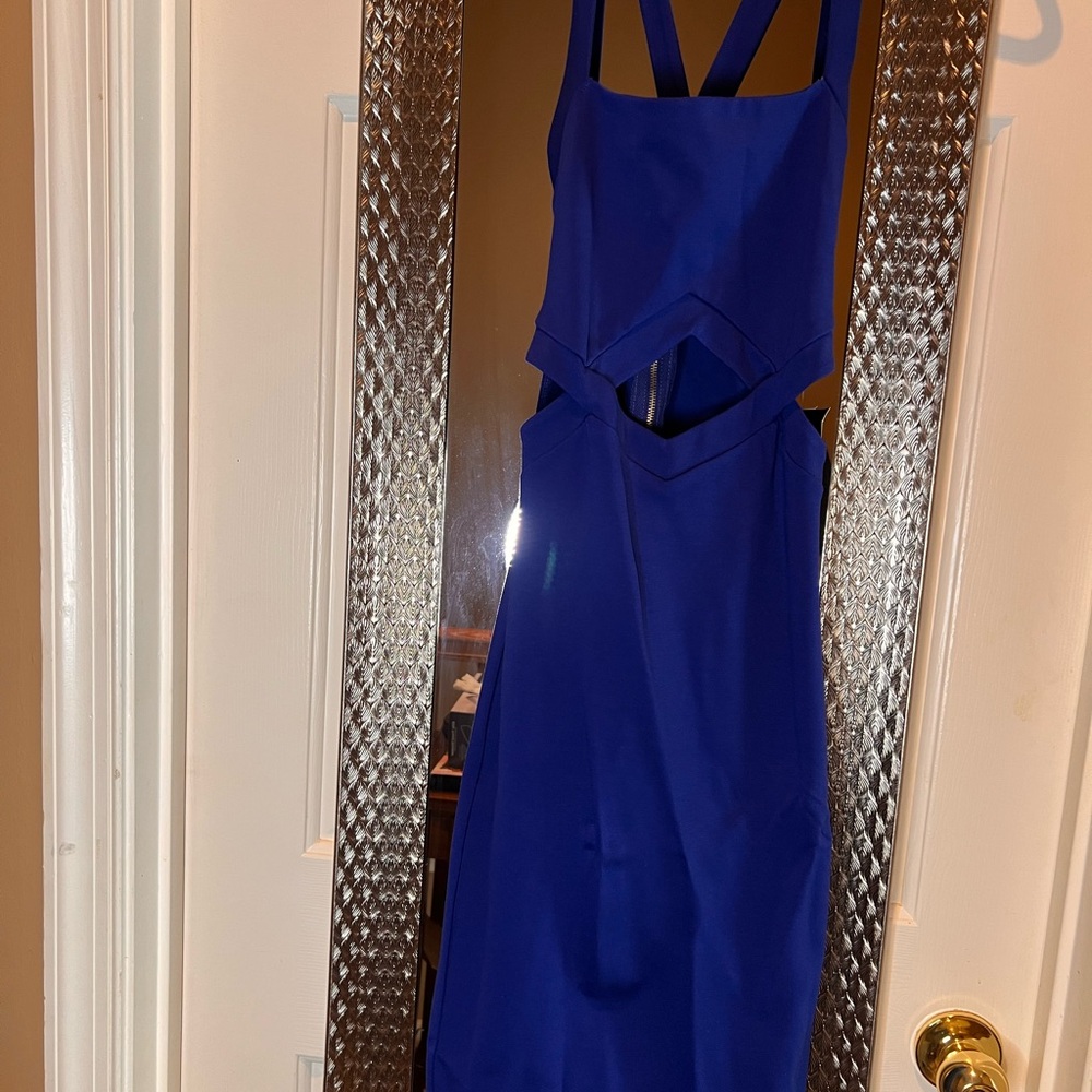 Elegant Blue Women's Dress
